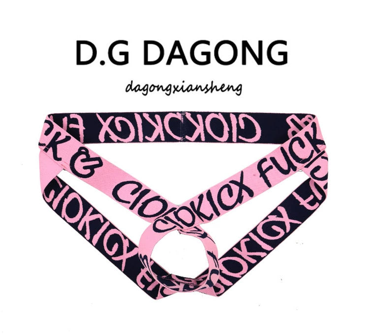 European and American-Style Large Hanging Ring Hollow Men&