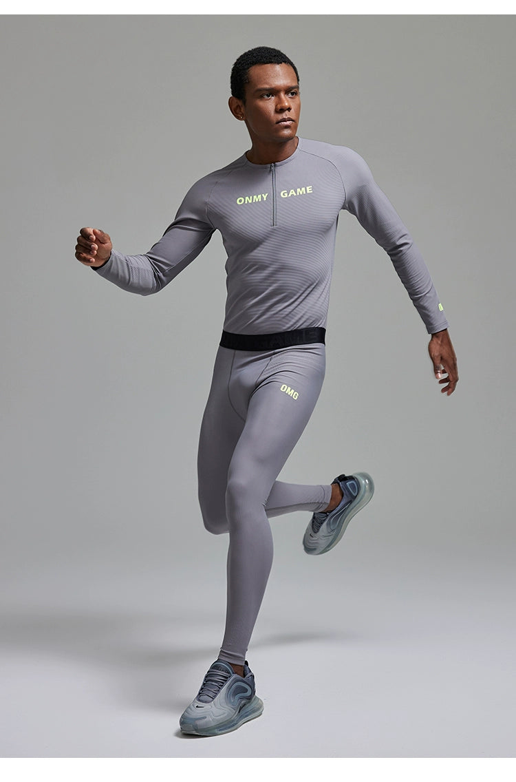 OMG Sports High Elastic Professional Sports Tights Men&