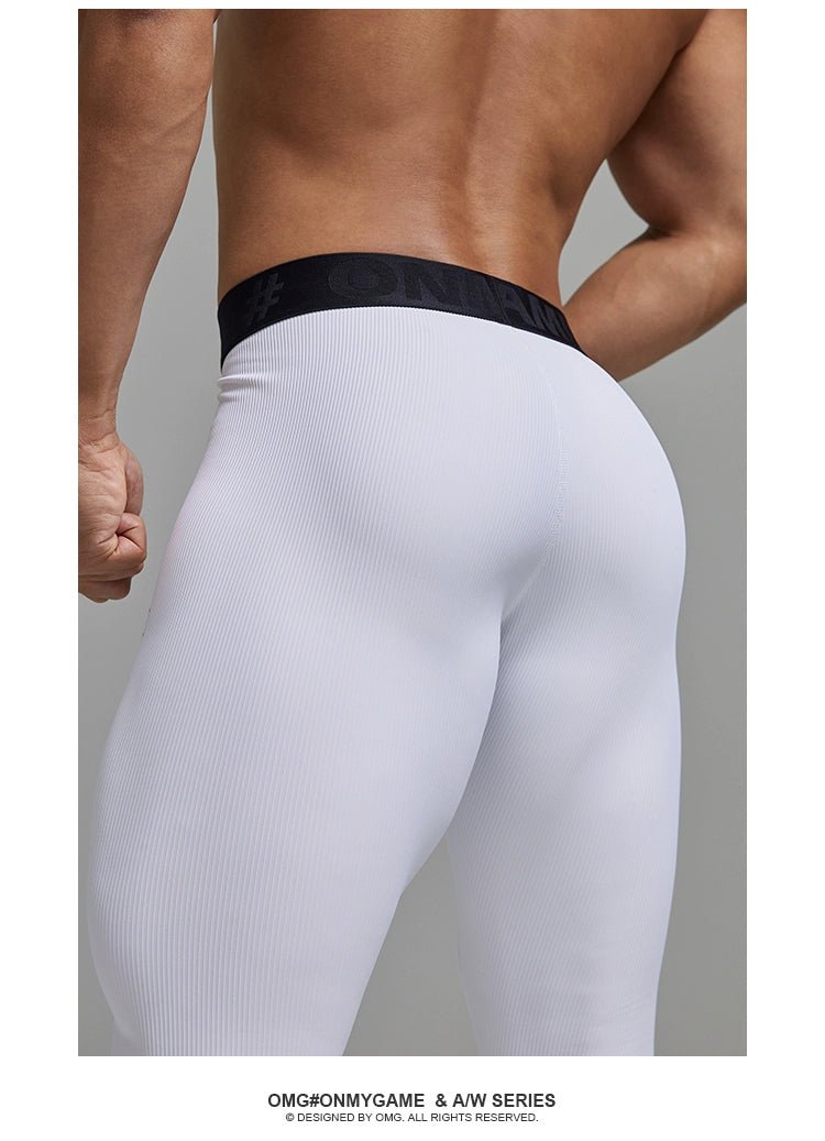 OMG Sports High Elastic Professional Sports Tights Men&