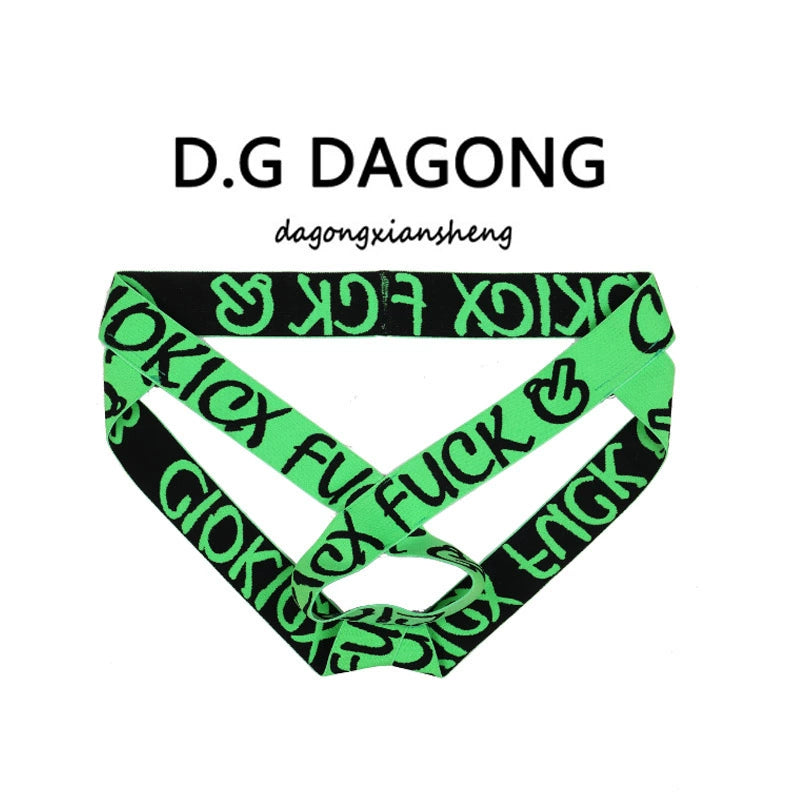 European and American-Style Large Hanging Ring Hollow Men&