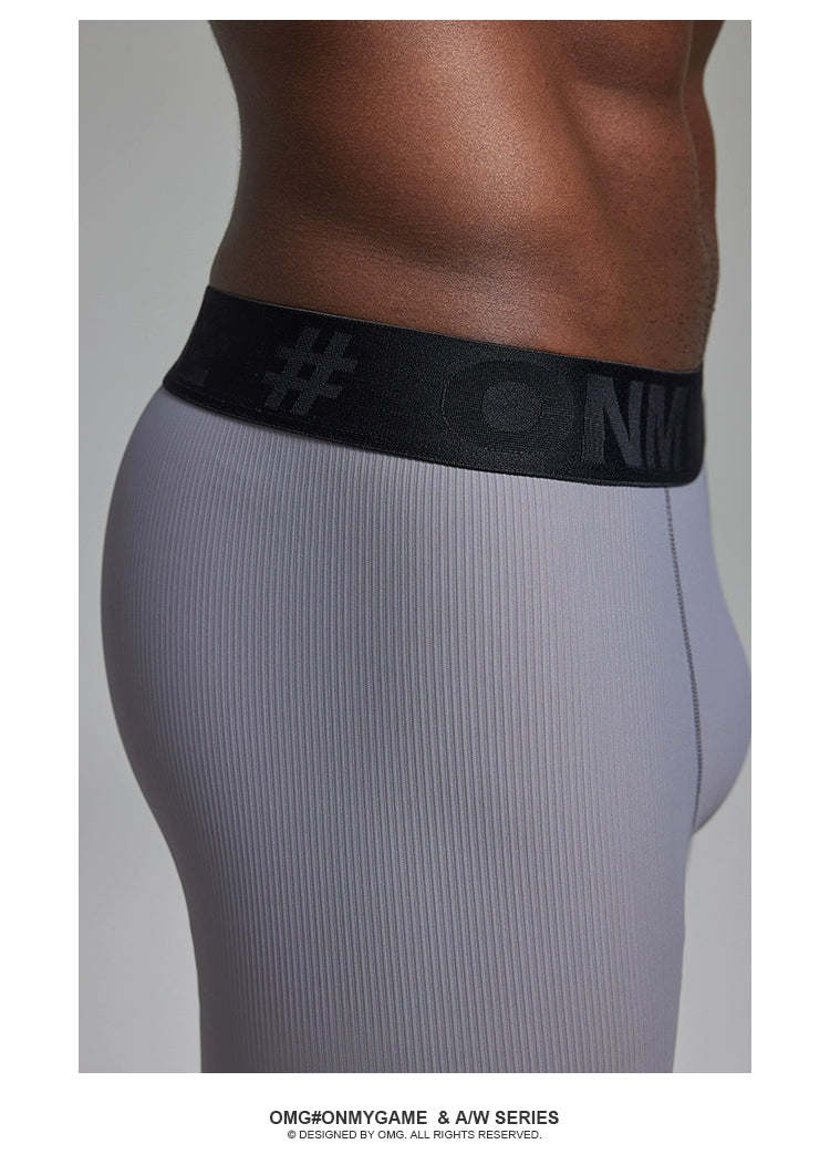 OMG Sports High Elastic Professional Sports Tights Men&