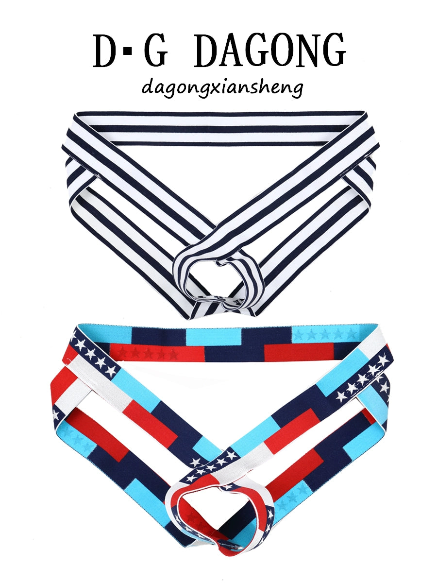 European and American-Style Large Hanging Ring Hollow Men&