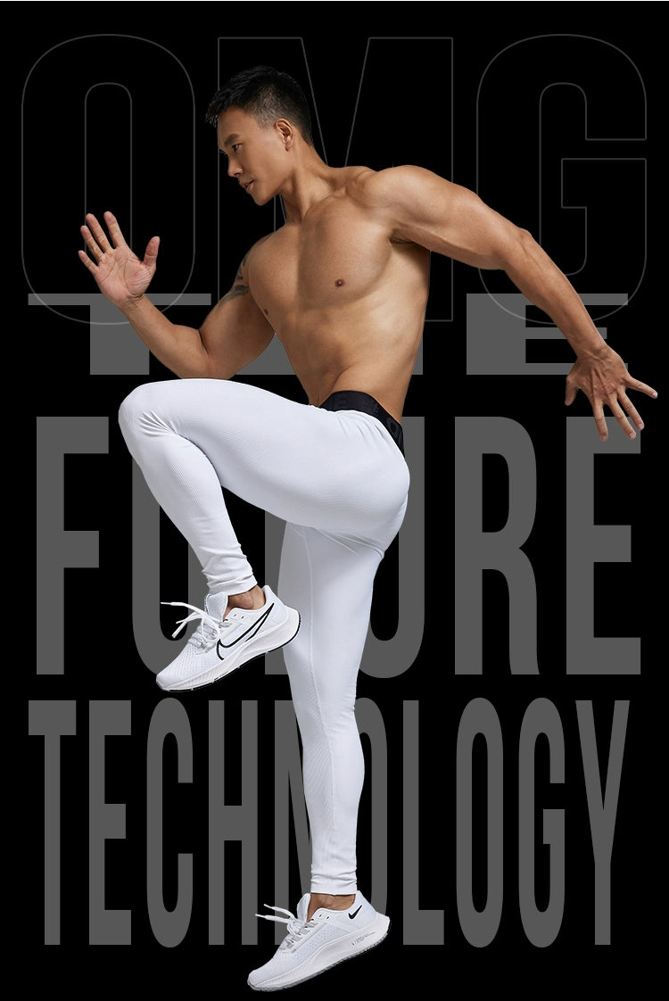 OMG Sports High Elastic Professional Sports Tights Men&