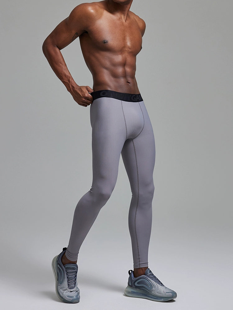 OMG Sports High Elastic Professional Sports Tights Men&