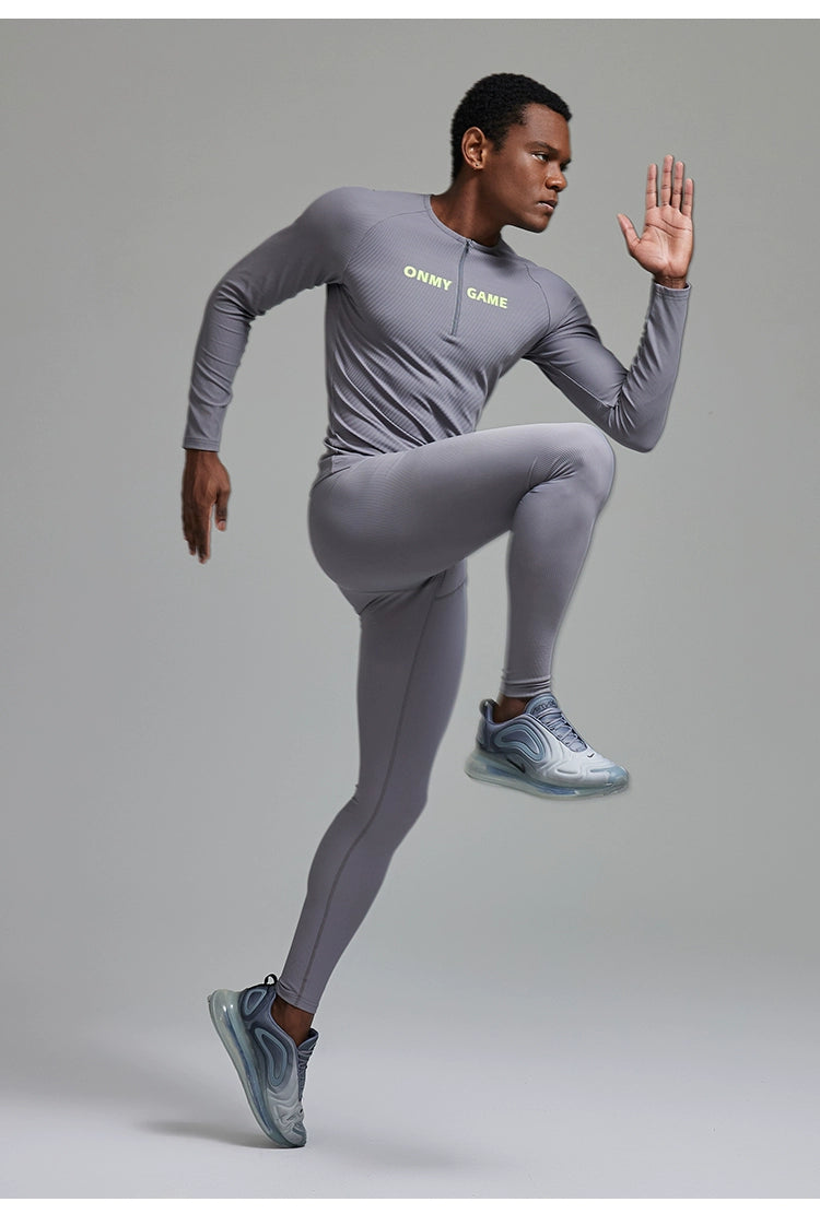 OMG Sports High Elastic Professional Sports Tights Men&