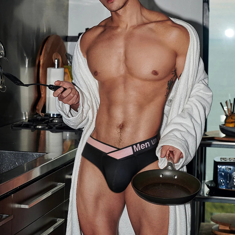 Sexy Male Modal Underwear Men Briefs U Convex Gay Men&