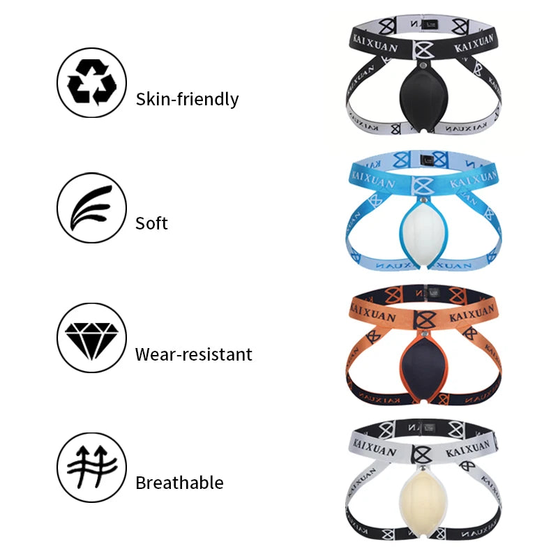 Gay Men Jockstrap Strap Man Lingerie Underwear Sexy Big Pouch Bulge Fetish Thong Daring Men&