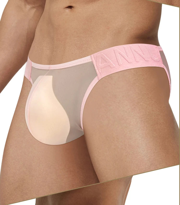 CMENIN Sexy Underwear for Men Transparent Mesh Slip Bikini Men&