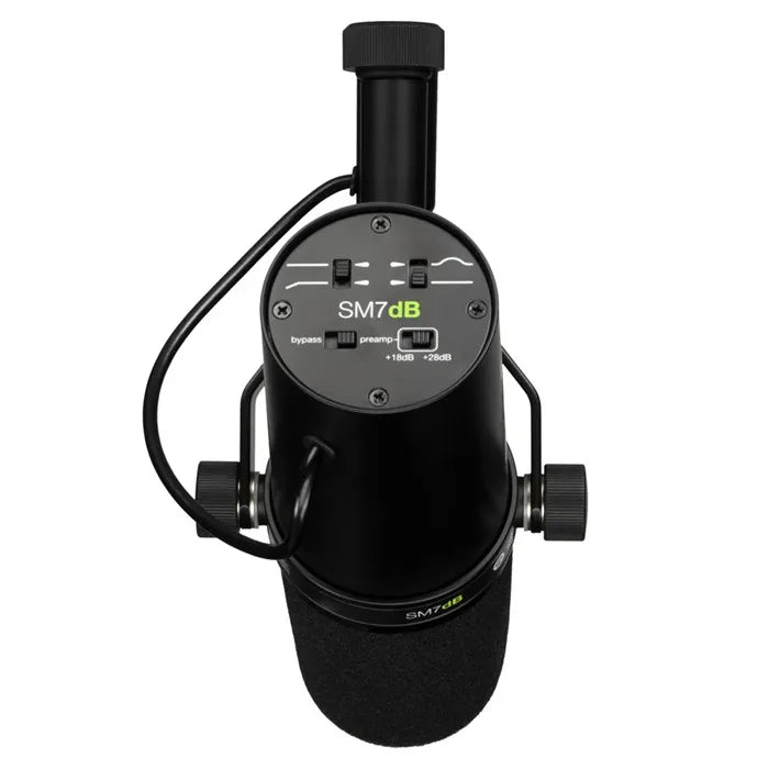 SM7dB SM7 dB Dynamic Vocal Microphone Built-in Preamp Studio Selectable Frequency Response Mic for Live Stage Recording Podcast