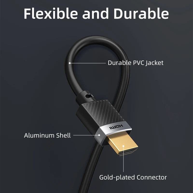 CABLETIME HDMI 2.0 Cable 4K 60HZ for PS4 TV Computer Projector Switch Box hdmi 4K 60hz cable Video Cable C515