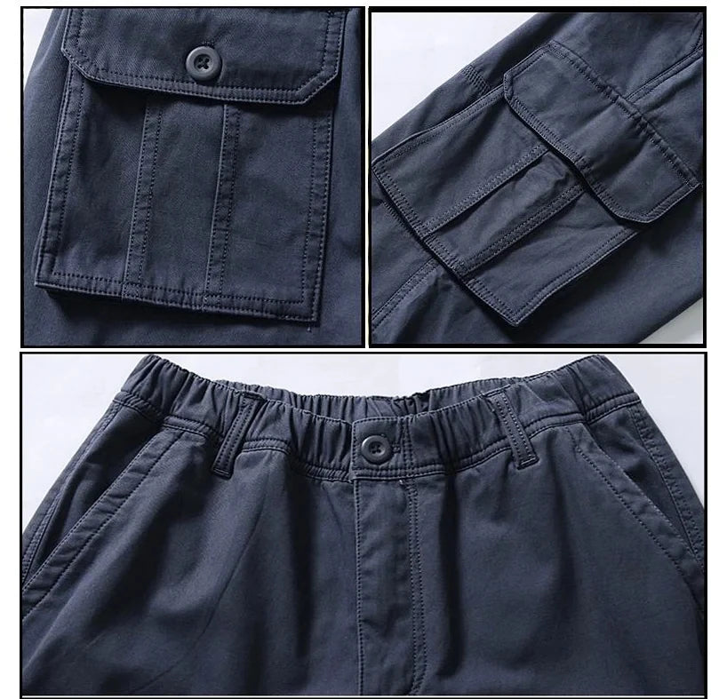 Solind Cotton Multi Flap Pockets Men&
