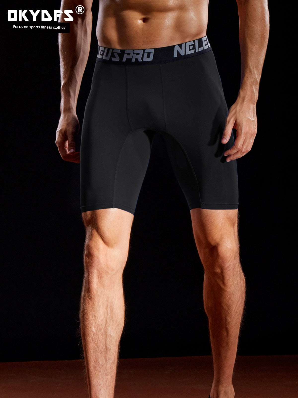 American Sports Tight Half Length Shorts Men&