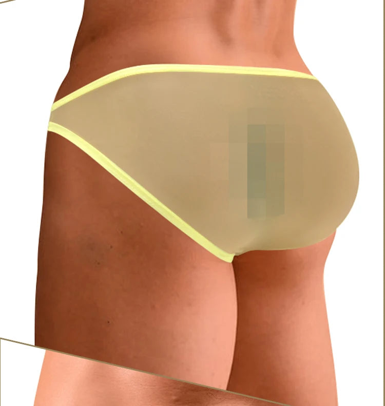 CMENIN Sexy Underwear for Men Transparent Mesh Slip Bikini Men&