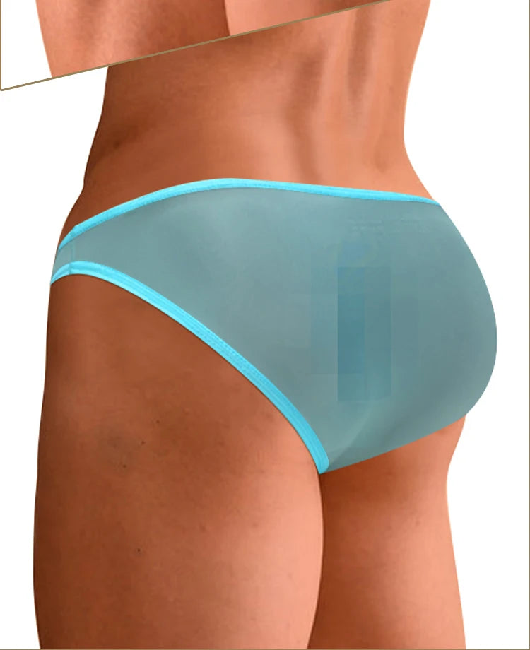 CMENIN Sexy Underwear for Men Transparent Mesh Slip Bikini Men&