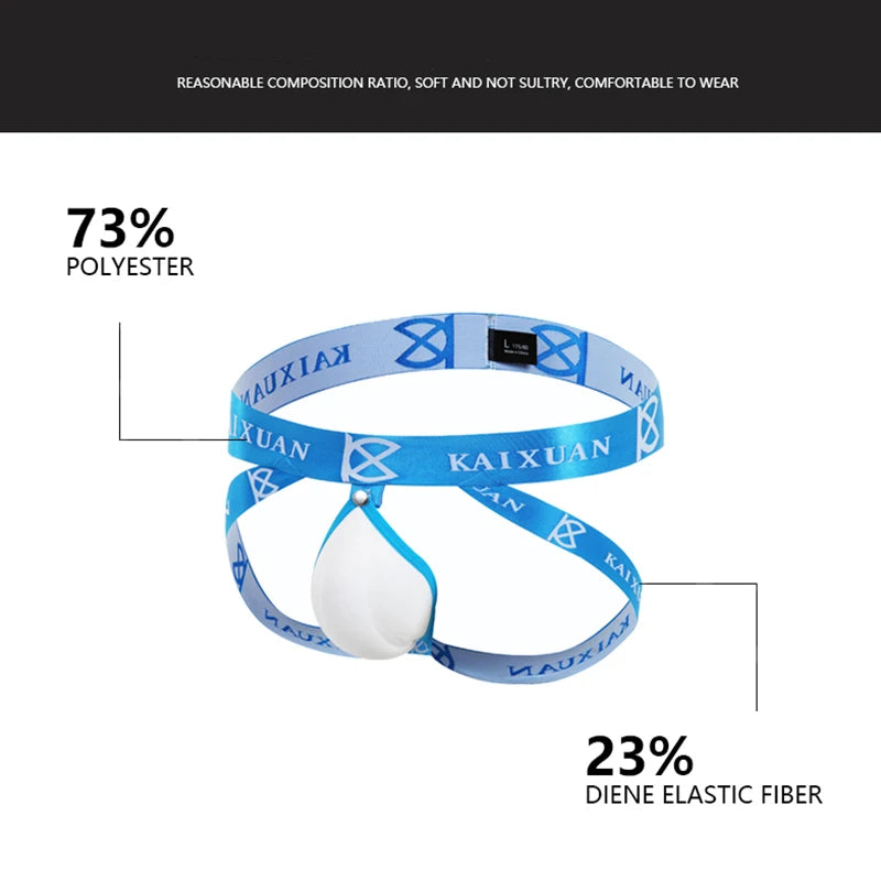 Gay Men Jockstrap Strap Man Lingerie Underwear Sexy Big Pouch Bulge Fetish Thong Daring Men&