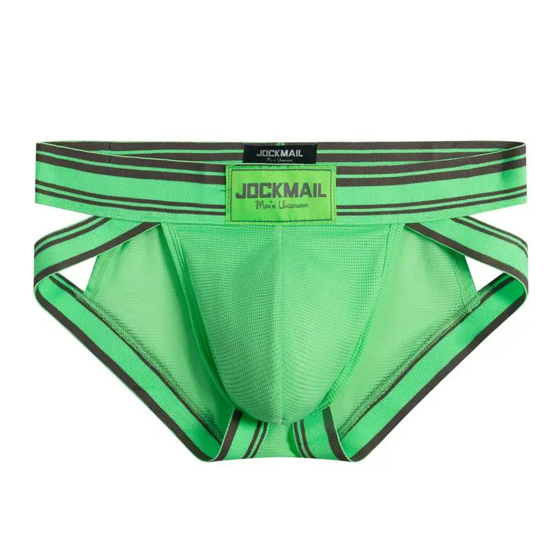 Sexy Underwear Men Briefs Low Waist Mesh Nylon Man&