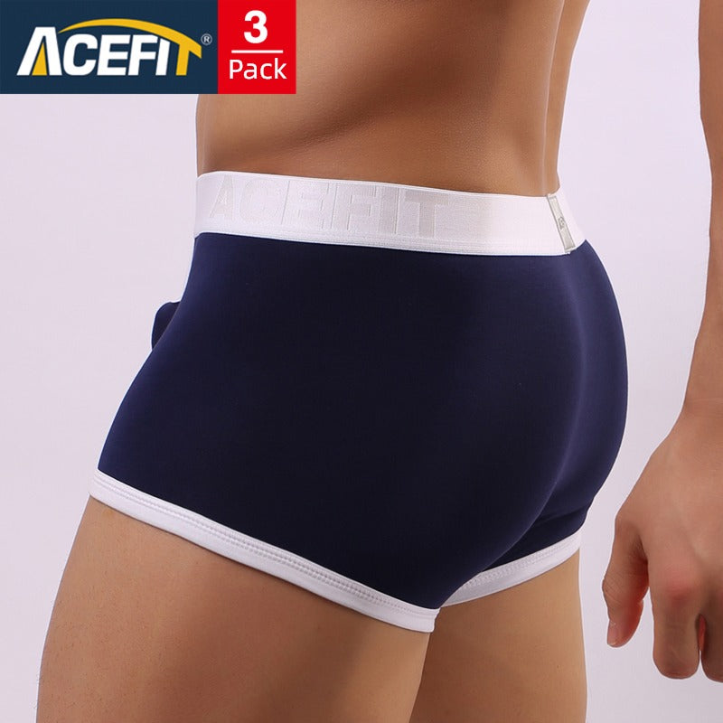 Acefit Pouch Summer Sweat Absorbing Mid Waist Men Underwear