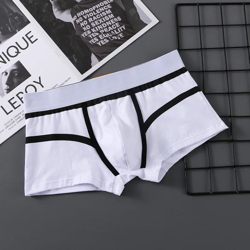 Men Panties Cotton Boxer Shorts Mens Boxers Breathable U Convex Male Underpants