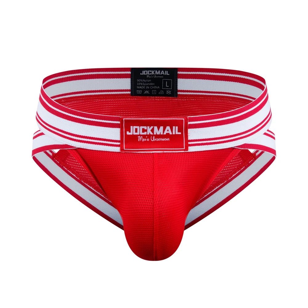 Sexy Underwear Men Briefs Low Waist Mesh Nylon Man&