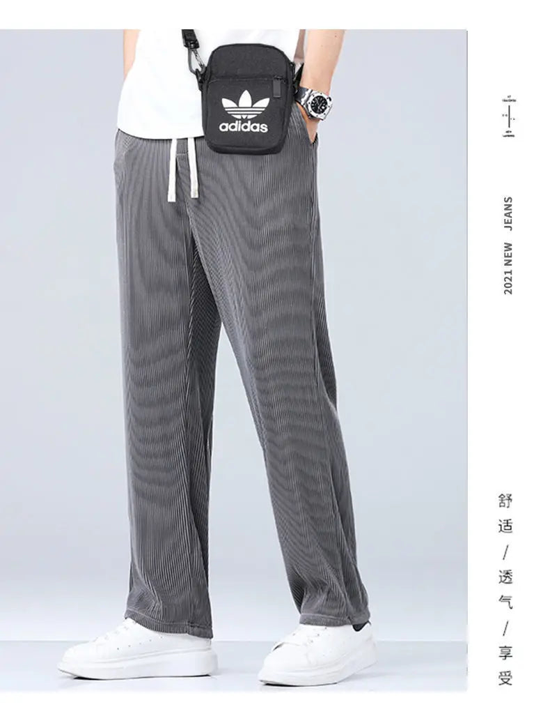 Summer Straight Pants Men&
