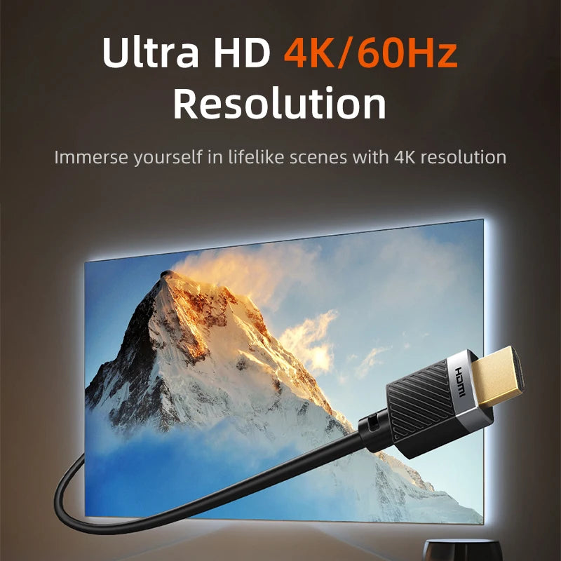 CABLETIME HDMI 2.0 Cable 4K 60HZ for PS4 TV Computer Projector Switch Box hdmi 4K 60hz cable Video Cable C515
