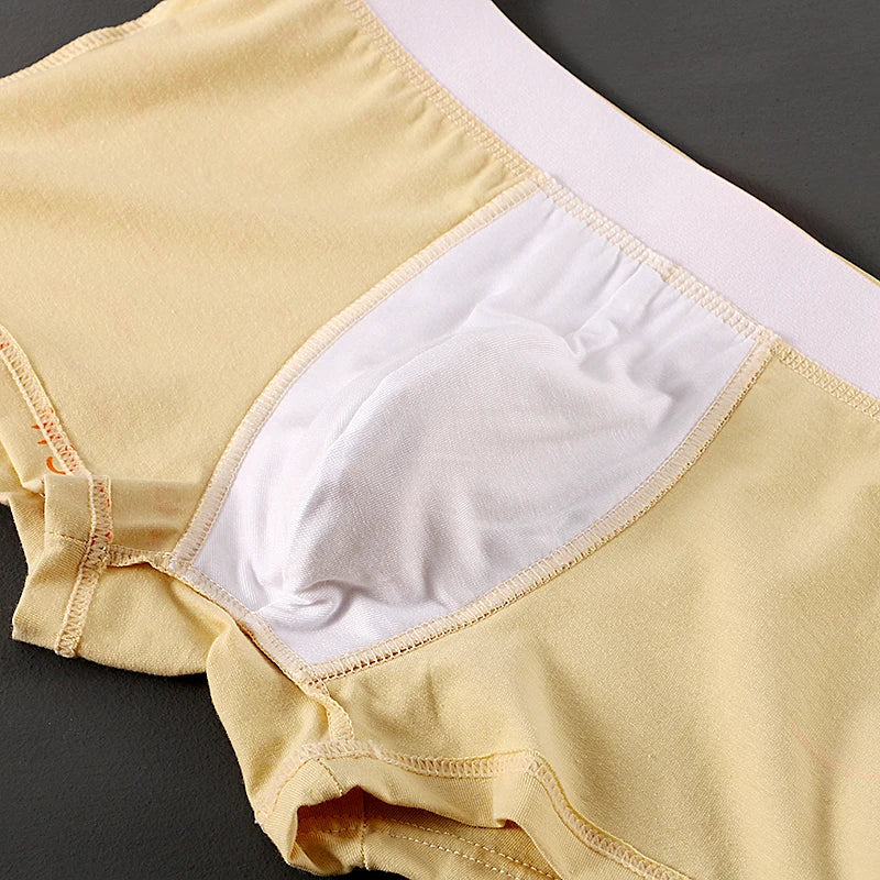 Men Panties Cotton Boxer Shorts Mens Boxers Breathable U Convex Male Underpants