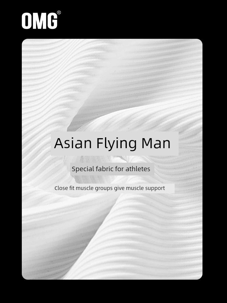 OMG Sports High Elastic Professional Sports Tights Men&