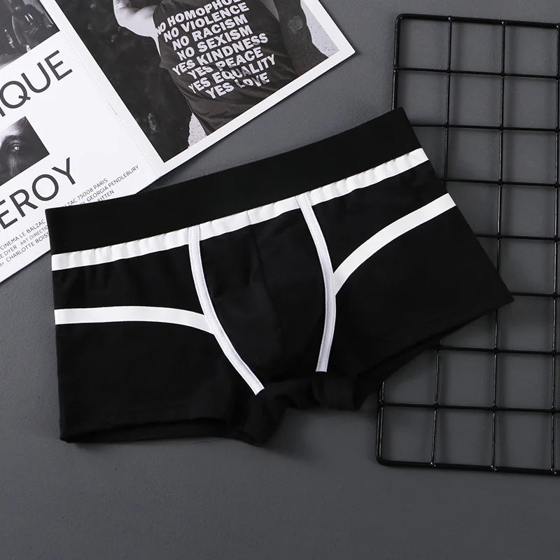 Men Panties Cotton Boxer Shorts Mens Boxers Breathable U Convex Male Underpants