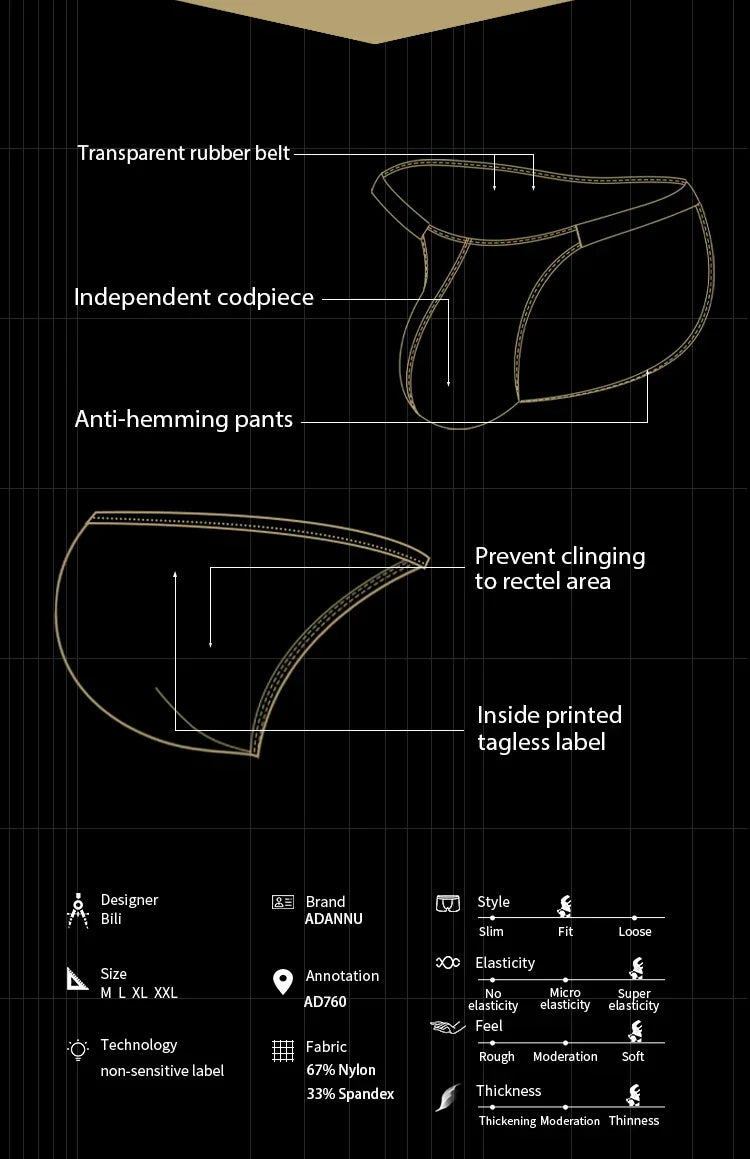 CMENIN Low Rise Men&
