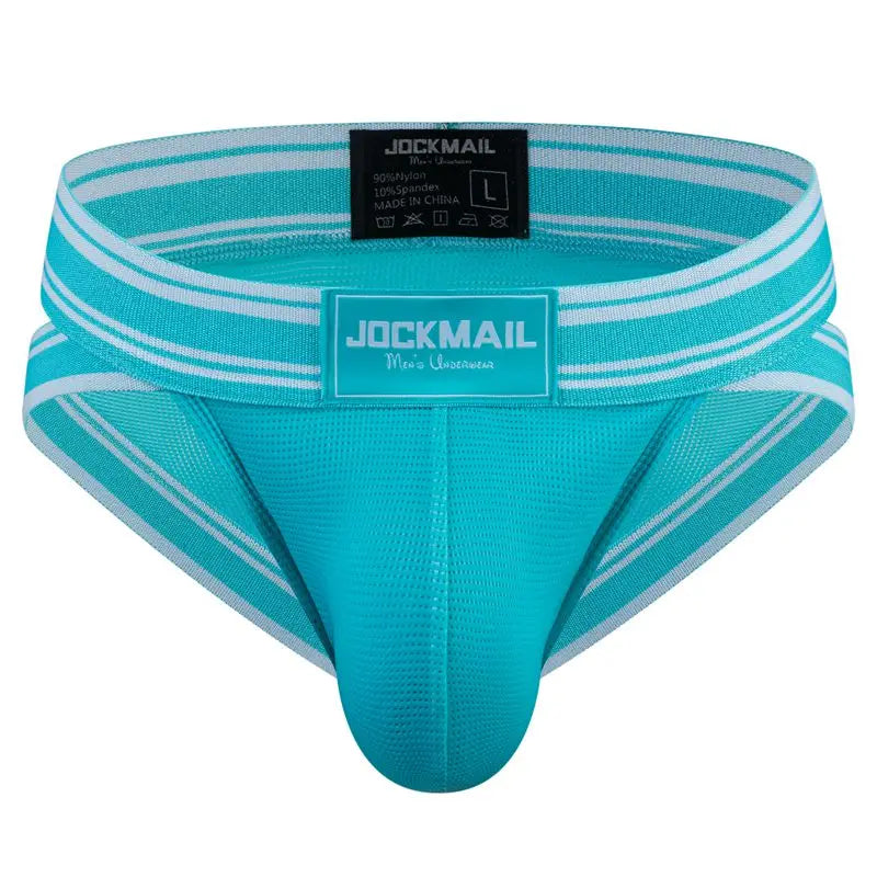 Sexy Underwear Men Briefs Low Waist Mesh Nylon Man&