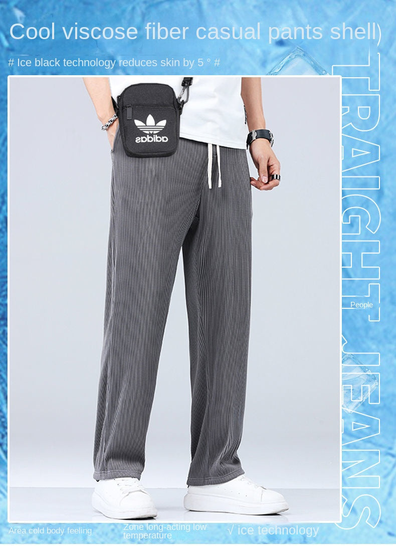 Summer Straight Pants Men&