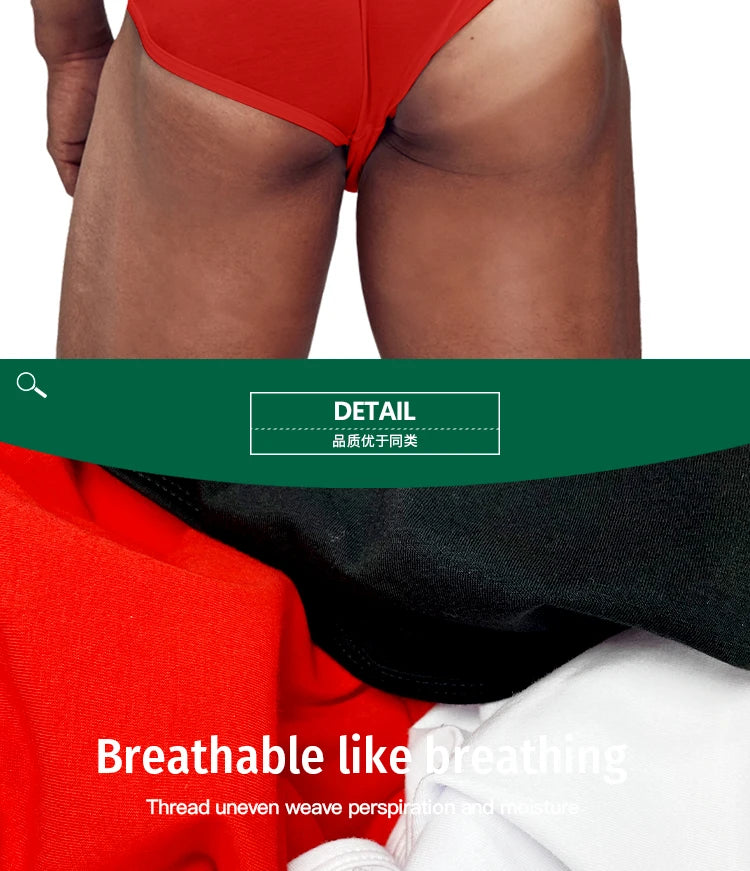 CMENIN Cotton Sexy High Cuts Men&