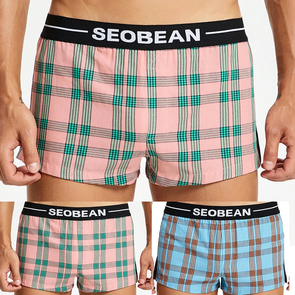 Men Soft Printed Briefs Sexy Low Waist Arrow Pantsshorts Comfortable Underwear Male Panties