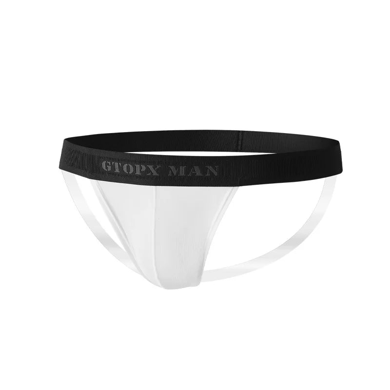 Mens Underwear T-back Thong G-String Sexy Breathable Bikini Tangas Mesh See Through Underpants U Pouch Ultra-thin Male Panties