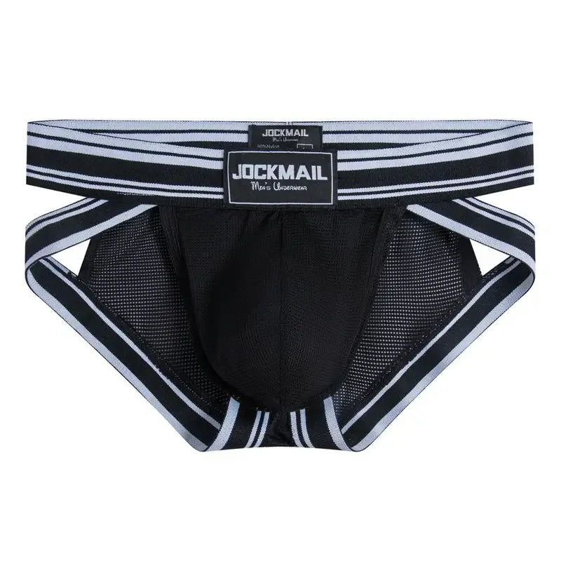 Sexy Underwear Men Briefs Low Waist Mesh Nylon Man&