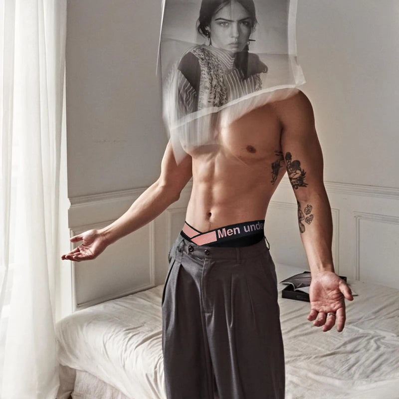 Sexy Male Modal Underwear Men Briefs U Convex Gay Men&