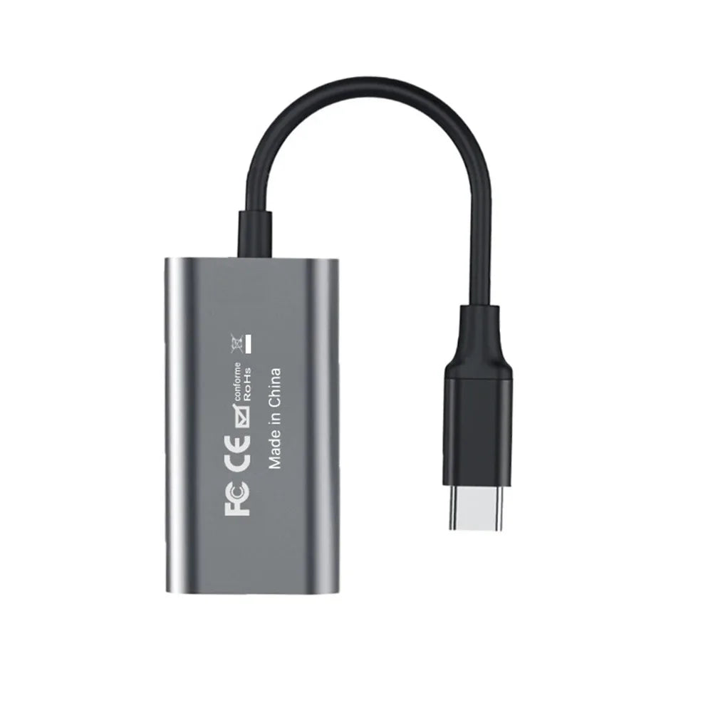 HDMI-compatible 4K USB 3.0 Video Capture Card HDMI to USB/Type-C Game Grabber Record for Switch Xbox PS4/5 Live Broadcast
