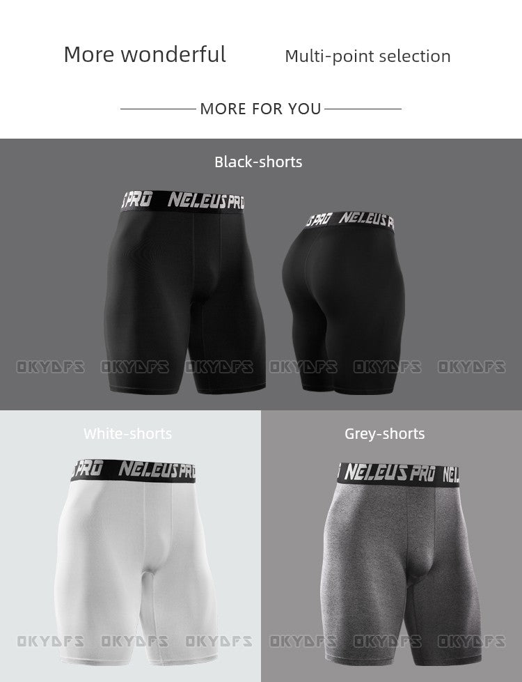 American Sports Tight Half Length Shorts Men&
