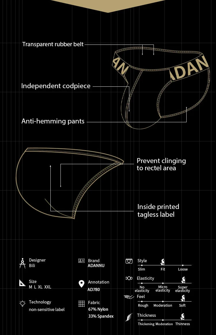 CMENIN Low Rise Men&