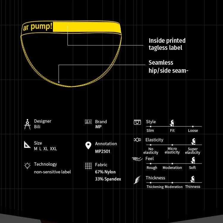 CMENIN Low Rise Men&