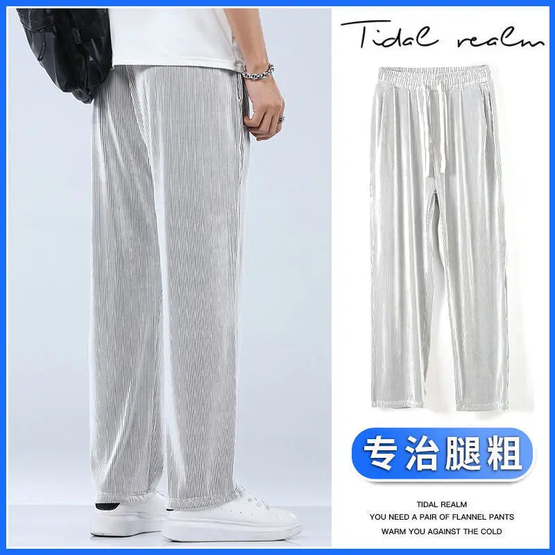 Summer Straight Pants Men&