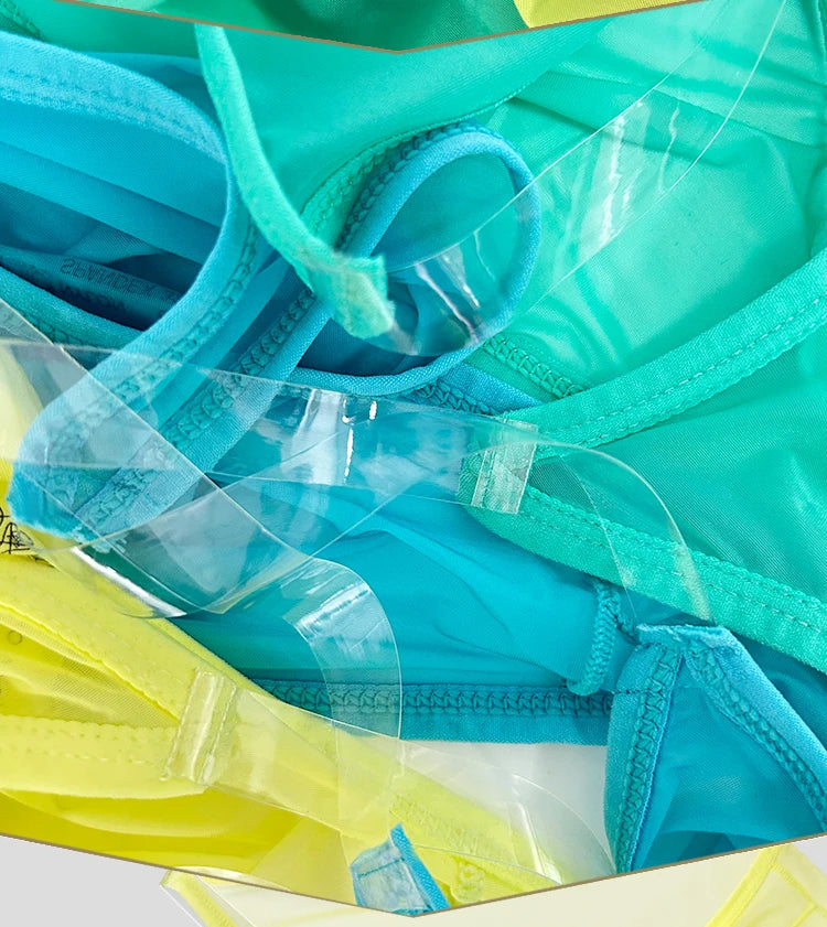 CMENIN Sexy Underwear for Men Transparent Mesh Slip Bikini Men&