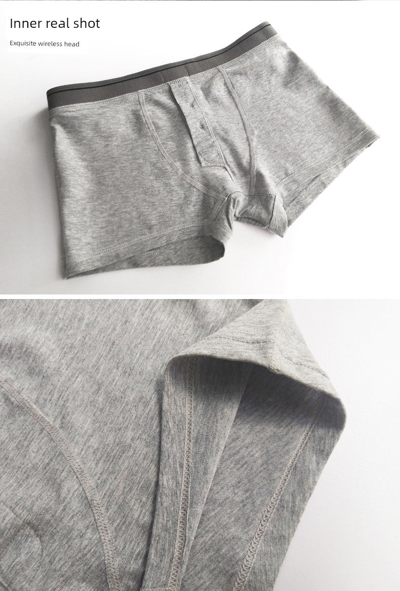 Open Crotch Cotton Youth Sexy Button Men&
