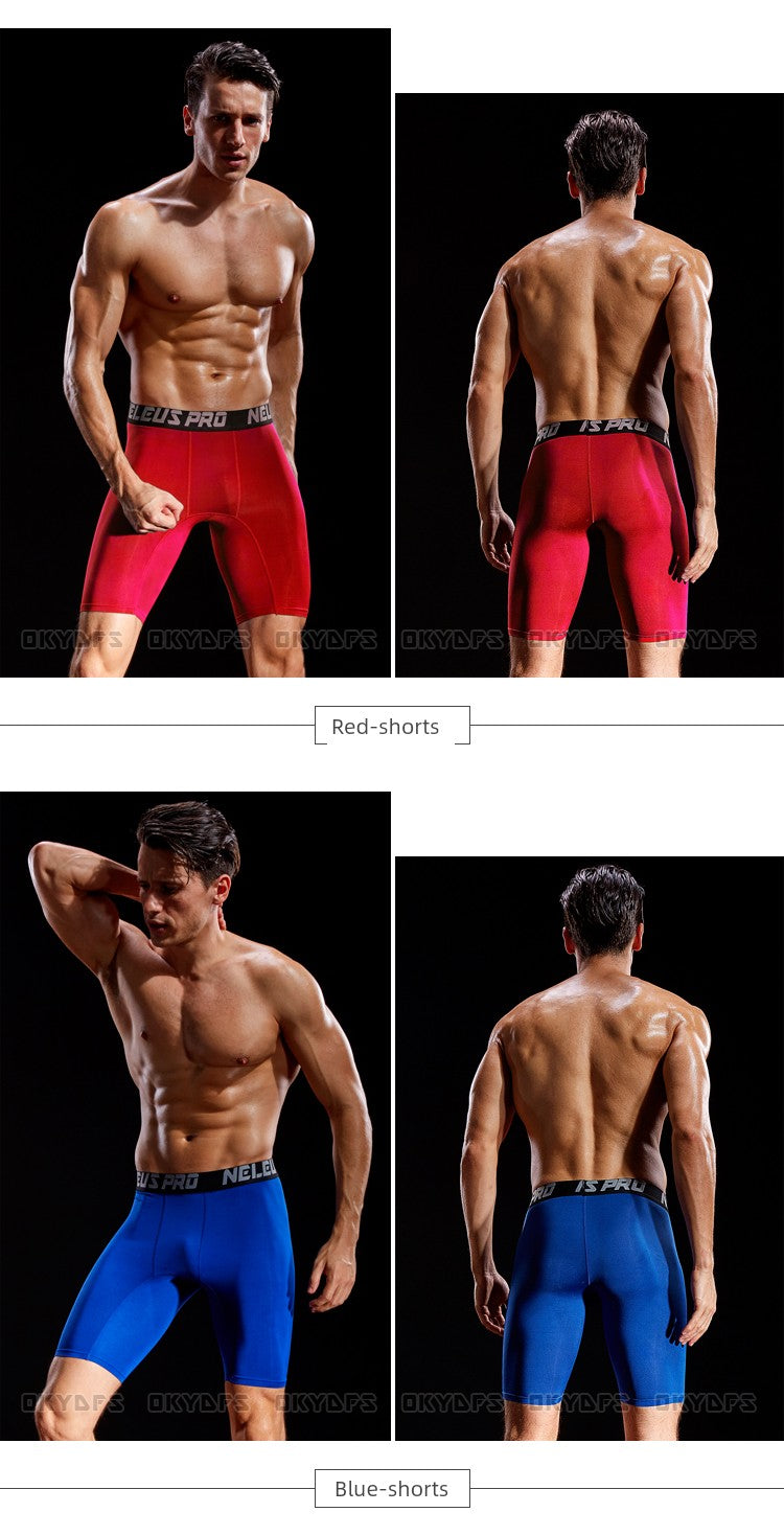 American Sports Tight Half Length Shorts Men&