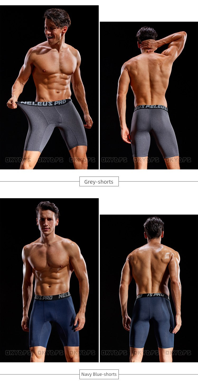 American Sports Tight Half Length Shorts Men&