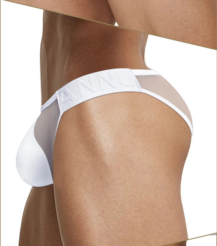 CMENIN Sexy Underwear for Men Transparent Mesh Slip Bikini Men&