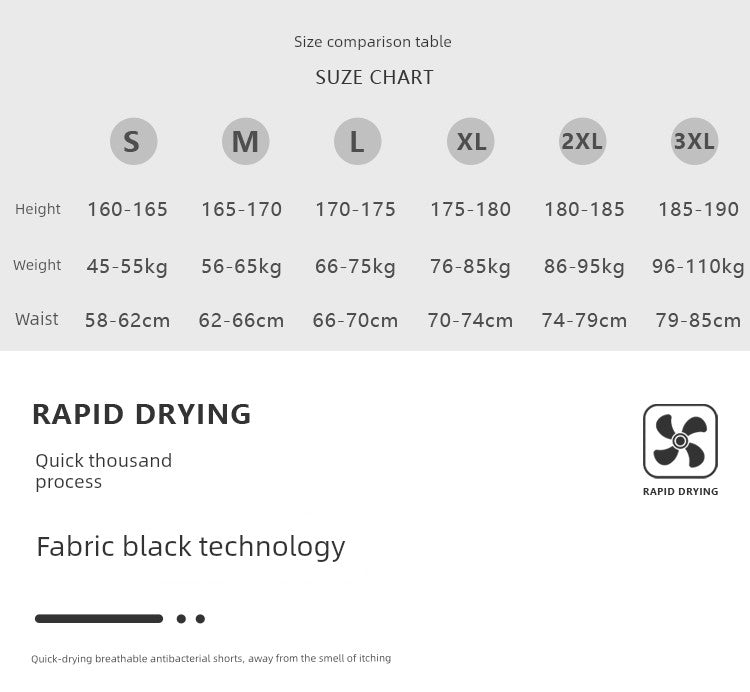 American Sports Tight Half Length Shorts Men&