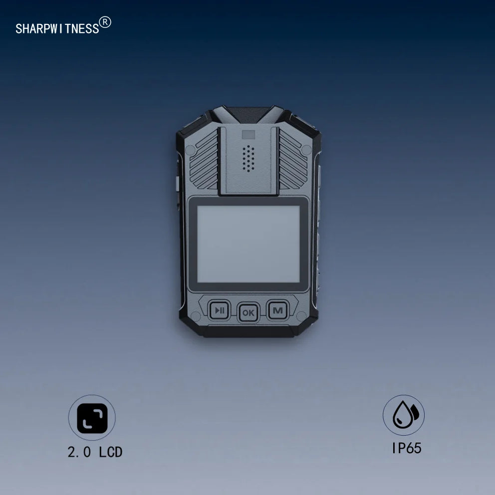 S21J SHARPWITNESS BODY WORN CAMERA 1296P 64GB 3500MAH BIG BATTERY LONG RECORDING TIME AUDIO VIDEO RECORDING Mini body camera