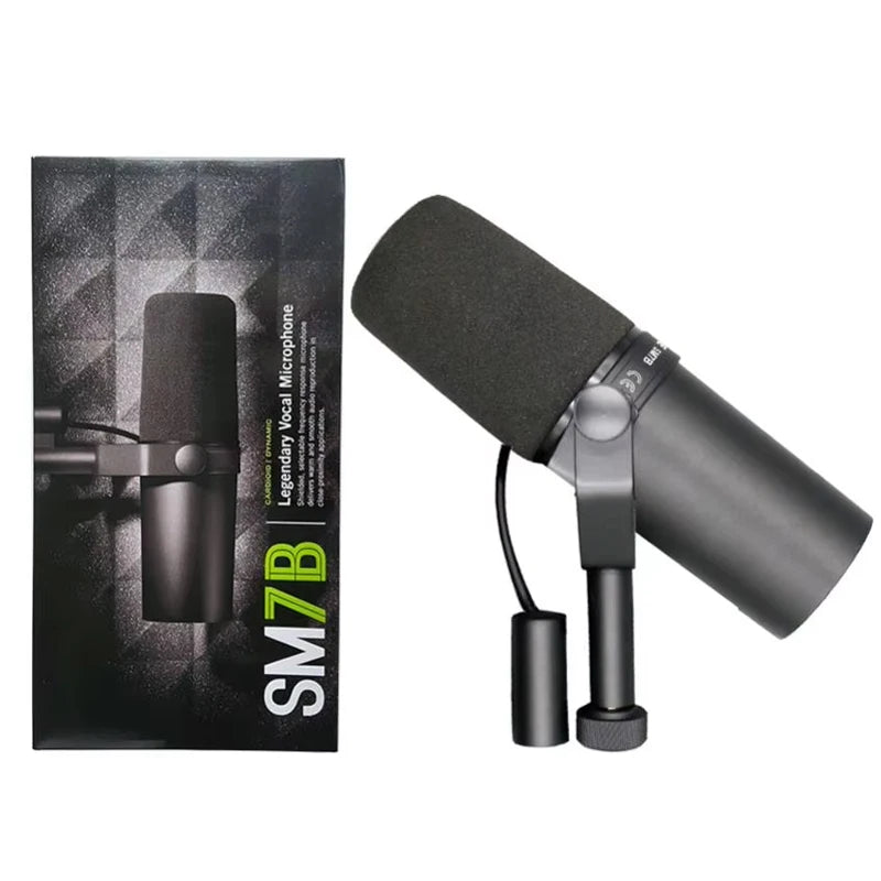 SM7B microphone sm7b dynamic microphone podcast studio set for Live/Stage Recording Podcasting cardioid Black Metal microphone
