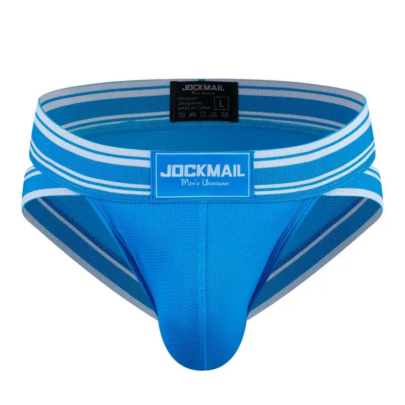 Sexy Underwear Men Briefs Low Waist Mesh Nylon Man&